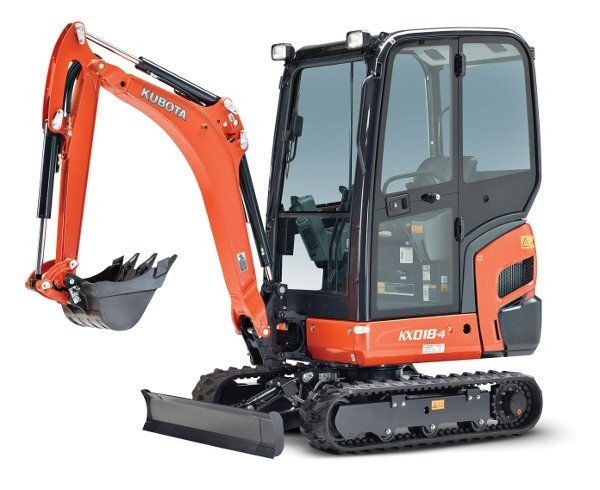 Kubota KX018 Enclosed Cab w/Tooth (2 Ton) – F.S Rents